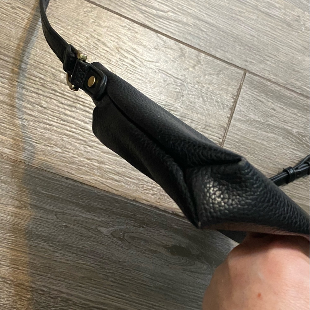 A New Day Black Faux Leather Crossbody Purse - Picture 8 of 13